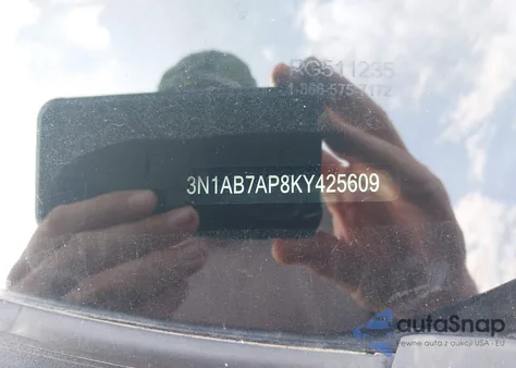 2019 Nissan Sentra Sv from USA, damaged, VIN 3N1AB7AP8KY425609